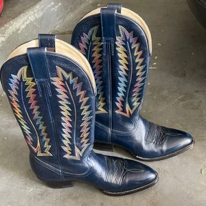 Handcrafted Chris Romero Real Leather Cowboy Boots